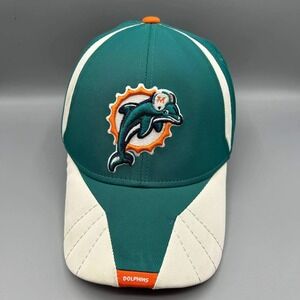 Vintage Miami‎ Dolphins Hat Men Embroidered NFL Reebok Strap Back Cap
